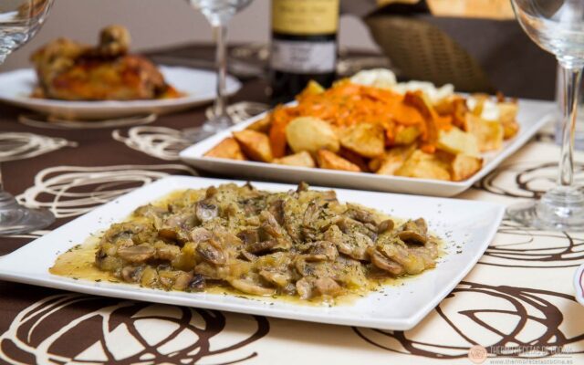 Tapa de champiñones
